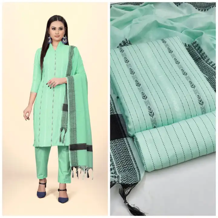 Cotton Jaquard Kurti set  uploaded by KQueen Fashion on 4/18/2023