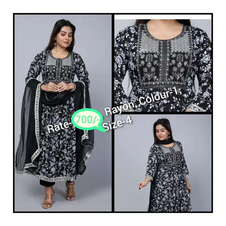 Post image Hey! Checkout my new product called
Anarkali Dupatta set.