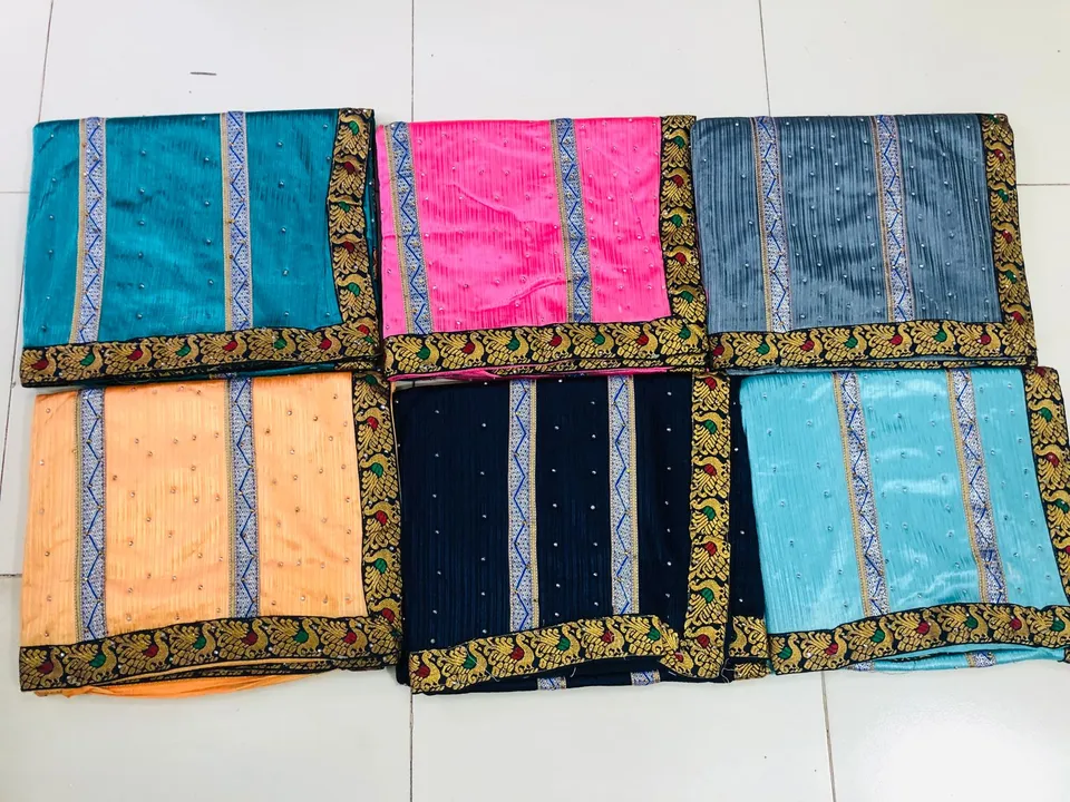 Synthetic Silk Saree  uploaded by KQueen Fashion on 4/18/2023