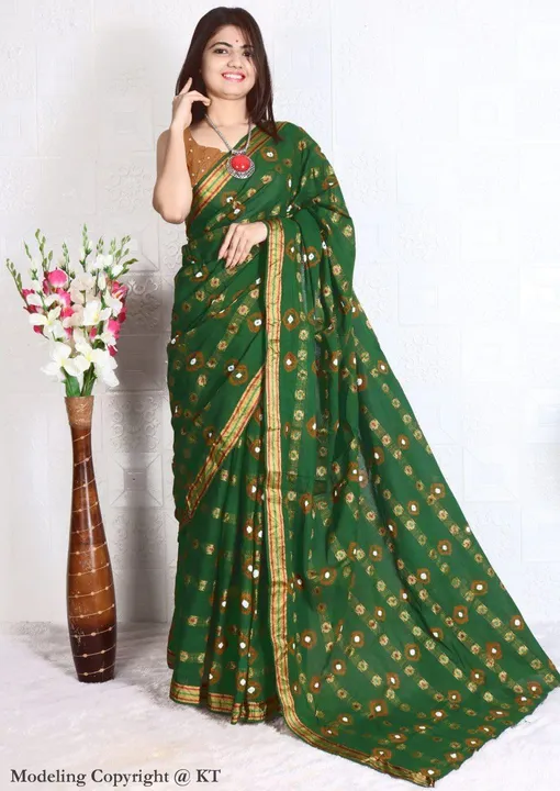 KALAKRUTI original Bandhni new Saree Catloge uploaded by Fatema Fashion on 4/18/2023