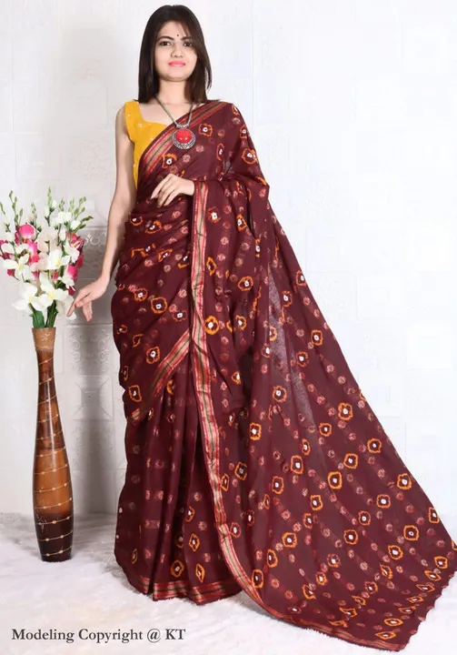 KALAKRUTI original Bandhni new Saree Catloge uploaded by Fatema Fashion on 4/18/2023