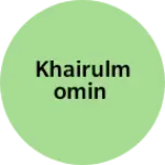 Business logo of Khairulmomin