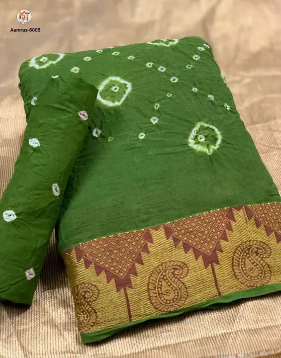 🧶AAMRUS Bandhni new Saree Catloge uploaded by Fatema Fashion on 4/18/2023