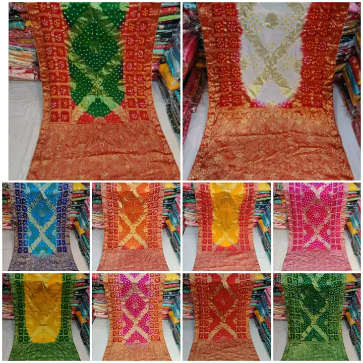 🔱🔱🔱🕉️🕉️🕉️🔱🔱🔱

New lunching on cross zari tepata

👉havi cross PATANG zari tepata Silk fabri uploaded by Gotapatti manufacturer on 4/19/2023