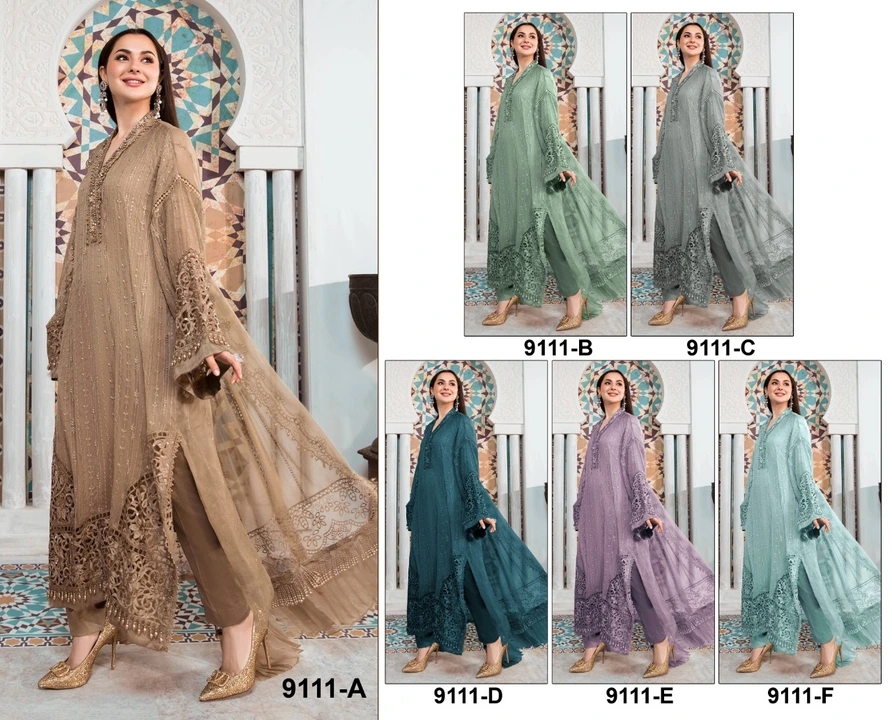 Maria b present Pakistani hit design  uploaded by Heena fashion house on 4/19/2023