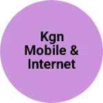 Business logo of Kgn mobile & internet sewa