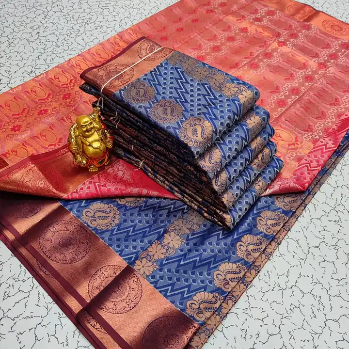 Putta emboss sarees uploaded by VGR & Co Elampillai sarees on 4/19/2023