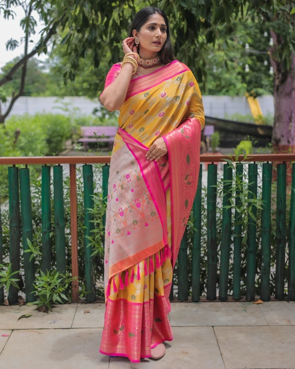 Banarasi silk uploaded by Adiyogi enterprise on 4/19/2023