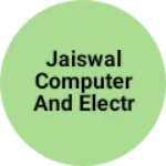 Business logo of Jaiswal computer and electronics