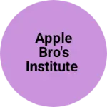 Business logo of Apple bro's institute