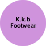 Business logo of K.k.b footwear