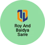 Business logo of Baidya and Roy Saree Centar