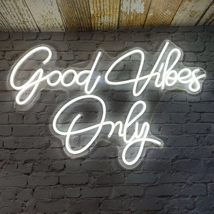 Good vibes only neon sign for occasions or decoration  uploaded by Shyam enterprises on 4/19/2023