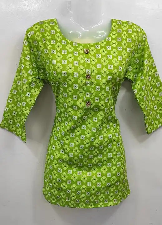 BOUTIQUE COTTON SHORT TOP WITH APPLE CUT uploaded by Swastik creation on 4/19/2023
