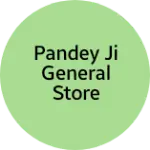 Business logo of Pandey Ji General Store