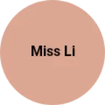 Business logo of Miss li