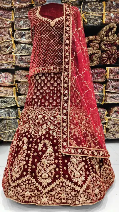 Bridal lehenga  uploaded by Taha fashion from surat on 4/19/2023