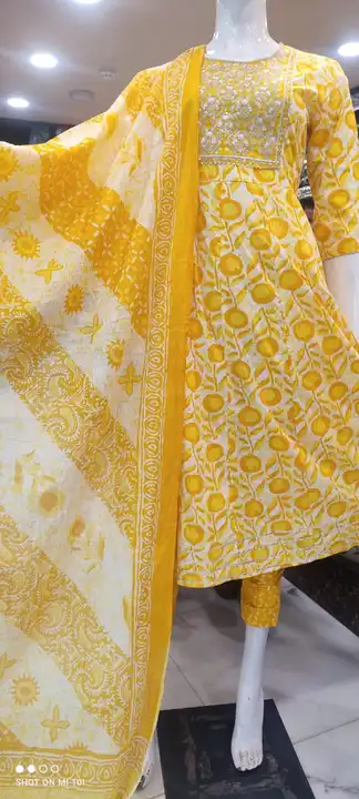 Cotton suit set  uploaded by Kaashvi creations on 4/19/2023