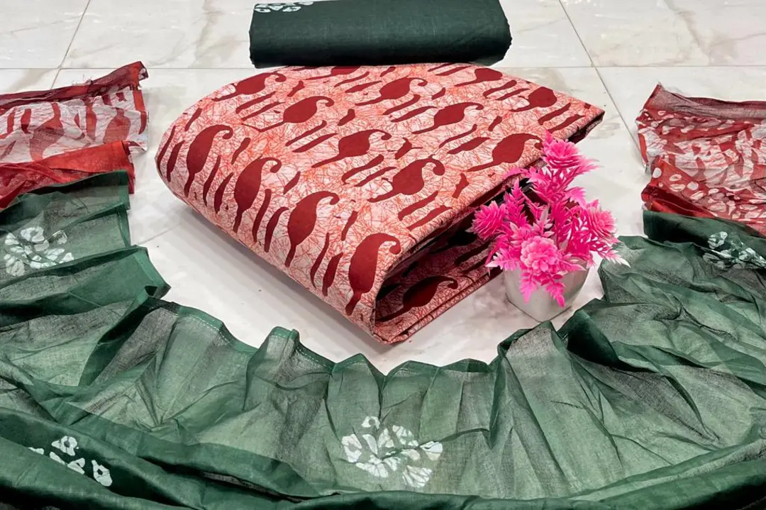 Batik dress material  uploaded by PraVidH Creation  on 4/19/2023