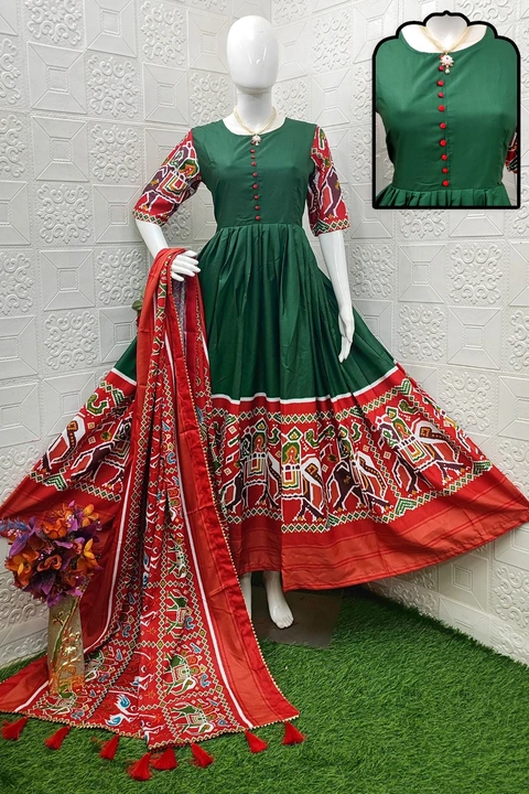 Gown with Dupatta uploaded by business on 4/19/2023