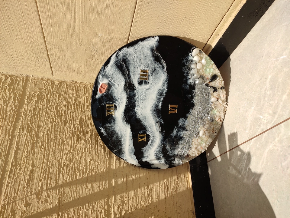 Resin wall clock (18 inch , 8 mm )  uploaded by business on 4/19/2023