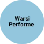 Business logo of Warsi performe