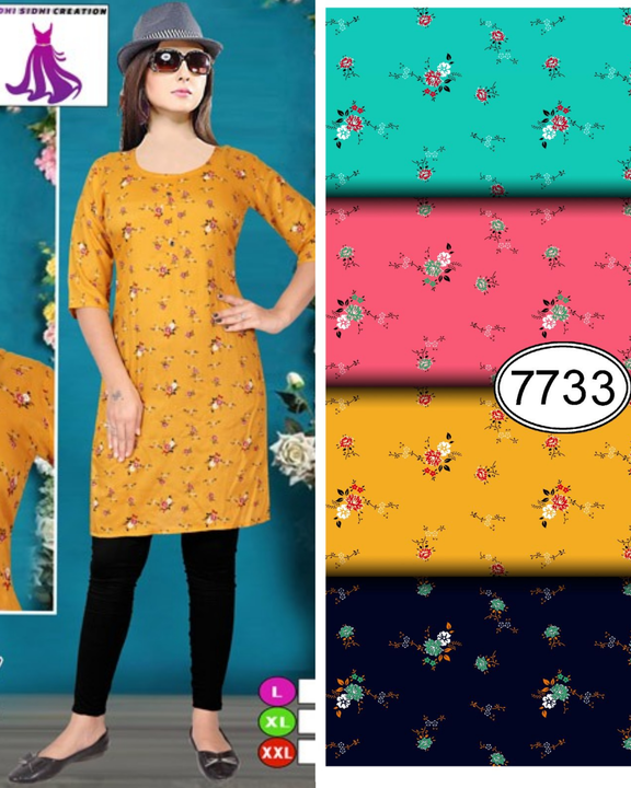 Printed rayon16 k.g 
Full guarantee
With interlock 
Rate :85/_
Size : L,xl
Legnth :38 uploaded by Ridhi Sidhi Creation on 4/19/2023