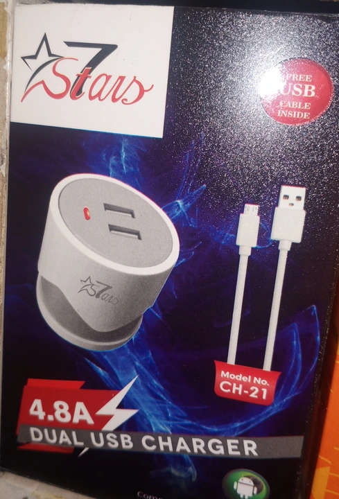 7star 2USB 4.8amp  uploaded by MOBILE CHARGER & GIFT ITEAMS MANUFACTURING on 4/19/2023