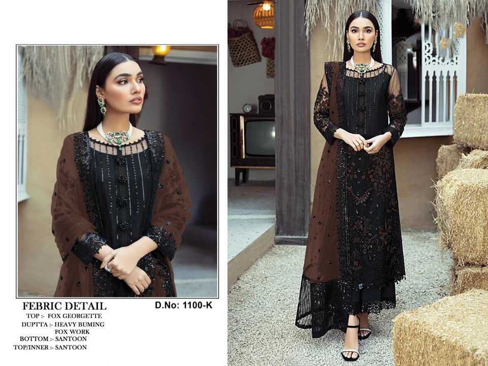 Black 🖤 Wedding dress uploaded by Fatema Fashion on 4/19/2023