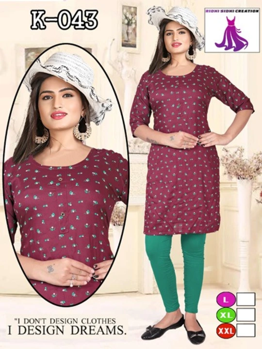 Printed rayon16 k.g Full guaranteeRate :85/_Size : L,xlLegnth :38 uploaded by Ridhi Sidhi Creation on 4/19/2023