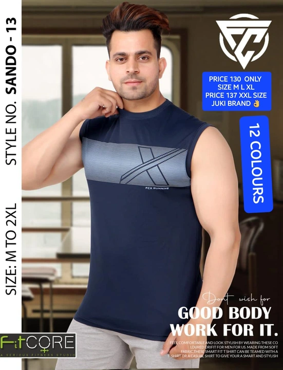 DRY FIT T.SHIRT M TO XXL SIZE  uploaded by swami leela shah traders pimpri pune on 4/19/2023