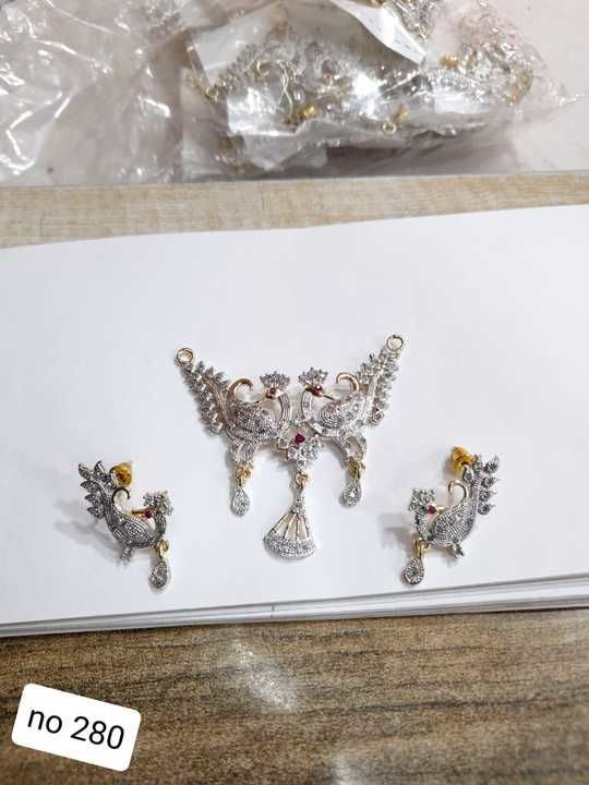 Mangalsutar Pendal American diamond new uploaded by Imitation jewellery  on 3/5/2021