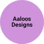 Business logo of Aaloos designs