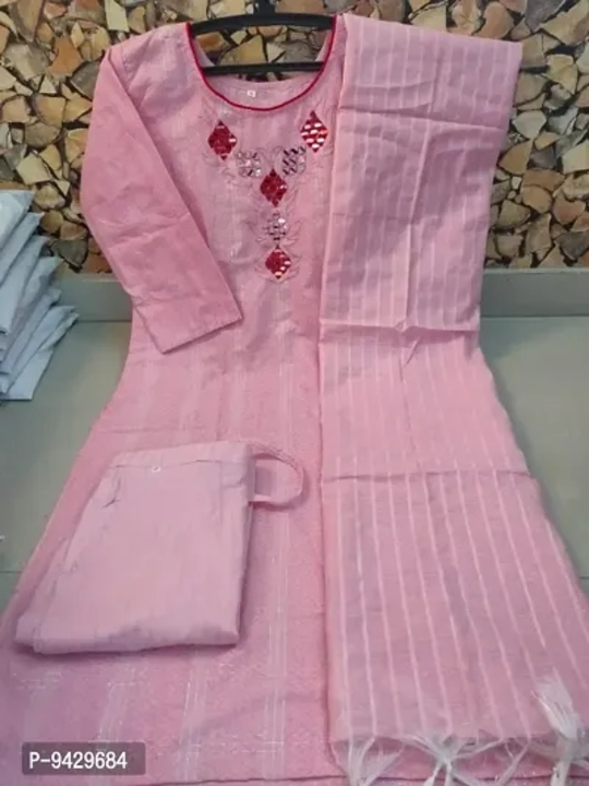 kurti with pant and dupatta uploaded by wholsale market on 4/20/2023