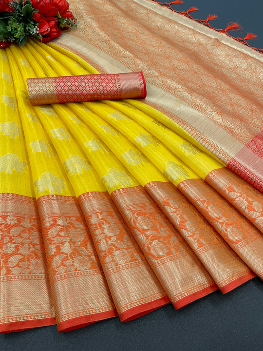 Freshly launched New Arrivals💕💕💕💕

*D.No.22060*

Col - 4 

Pure TISSUE DOT soft silk saree with  uploaded by Maa Arbuda saree on 4/20/2023