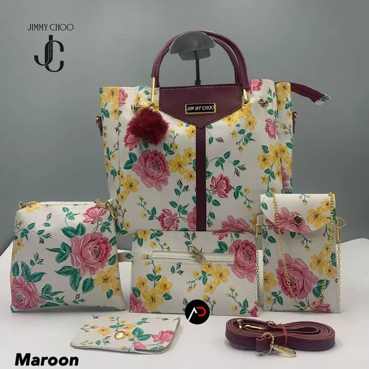 Jimmy choo 5 Pc bag combo  uploaded by Taha fashion from surat on 4/20/2023