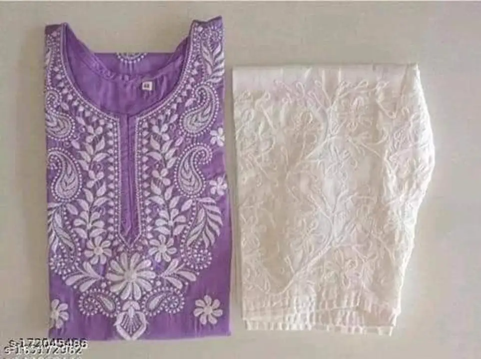 Computer cotton with hand work salwar  uploaded by Narayan chikankari collection on 4/20/2023