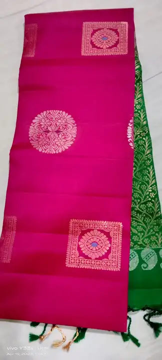 Pure soft silk sareee uploaded by Banashankari SILK and sareees  on 4/20/2023