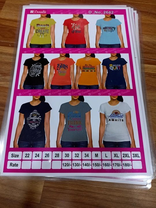 Ladies t shirts  uploaded by MS GARMENTS  on 4/20/2023