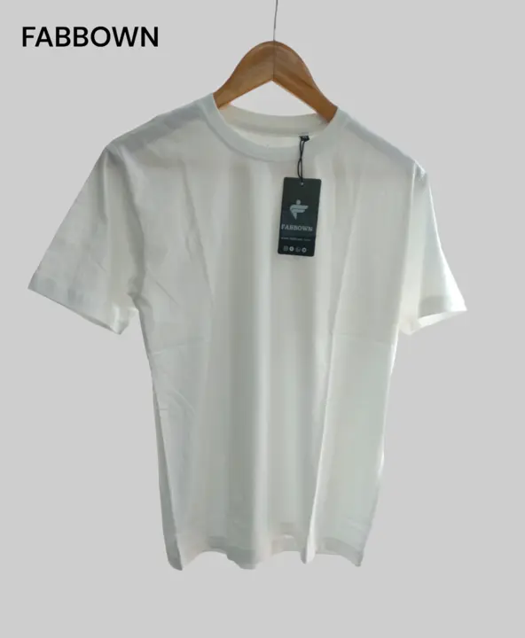 Double Biowash 100 % cotton plain half tshirt  uploaded by FABBOWN  on 4/20/2023