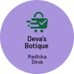 Business logo of Deva's Botique