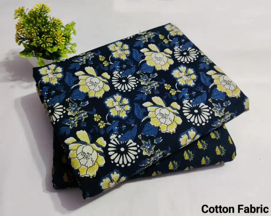 Hand Block Print cotton Running Fabric mix match  2pis Combo Suit Set natural colors 👌 😍  uploaded by BAGRU COTTON HANDICRAFT  on 4/20/2023