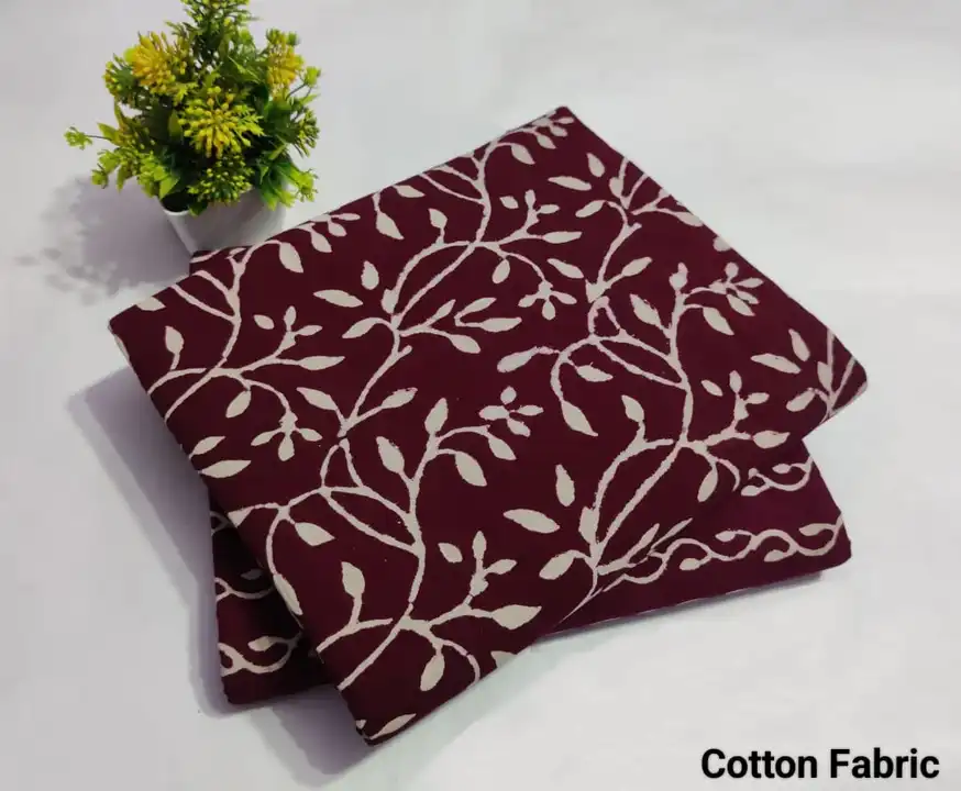 Hand Block Print cotton Running Fabric mix match  2pis Combo Suits set natural colors 👌 😍  uploaded by BAGRU COTTON HANDICRAFT  on 4/20/2023