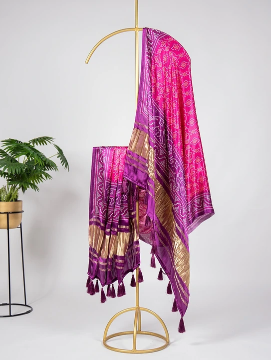 *🌷Gaji Silk Dupatta🌷*

This Beautiful Đěsigner gaji silk dupatta collection uploaded by FASHION VALLEY on 4/20/2023