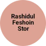 Business logo of Rashidul feshoin stor
