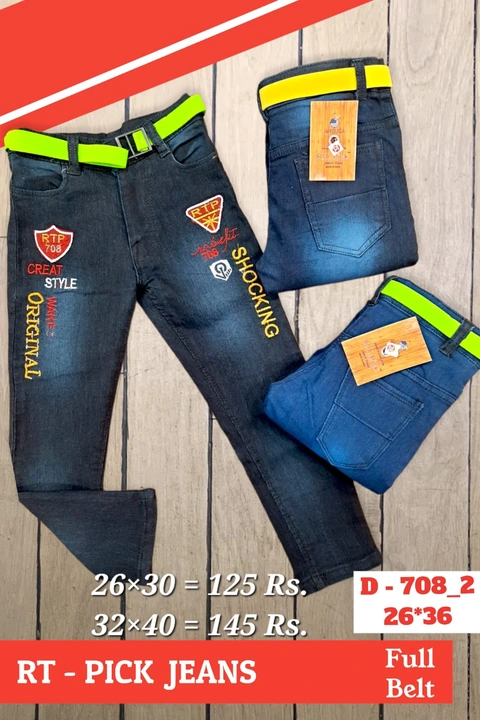 KIDS JEANS (26×36) uploaded by RISHABH TRADERS on 4/20/2023