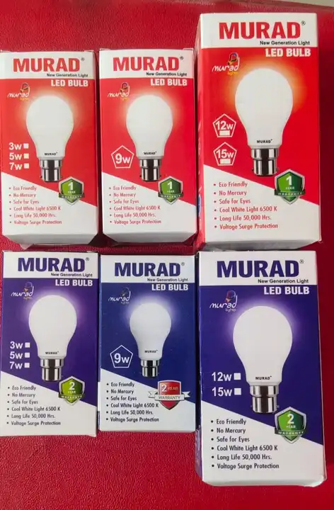 Led Bulbs uploaded by Murad Lights Private Limited on 4/20/2023