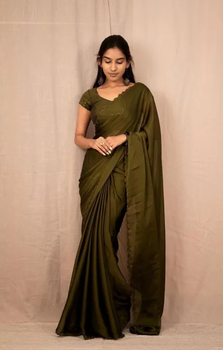 Saree : smooth rangolisilk with aarko  border uploaded by business on 4/20/2023
