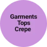 Business logo of Garments tops crepe