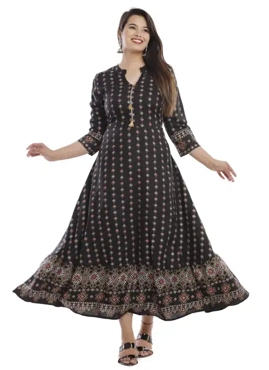 Printed kurti uploaded by business on 4/20/2023